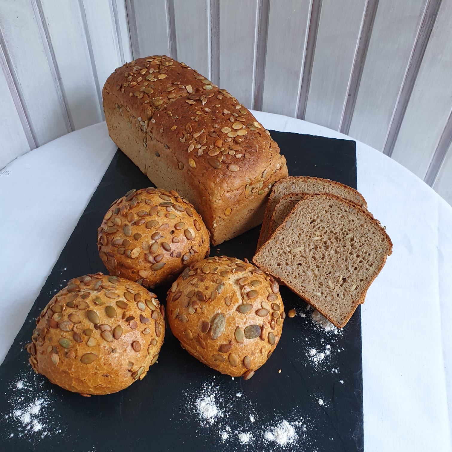 Weißbrot, Flechte Cafe Kraus